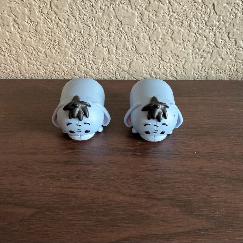 Disney Tsum Tsum Eeyore Vinyl Figures Set of 2 Winnie the Pooh Blue